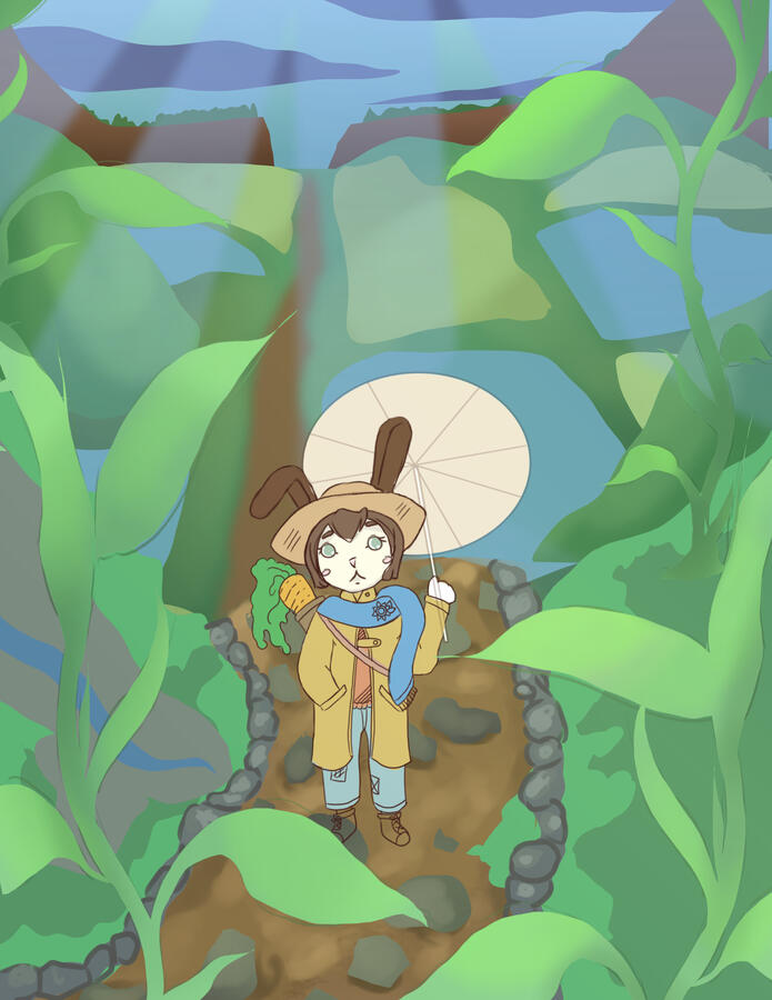 Bunny Rain, Draft 1, 2022