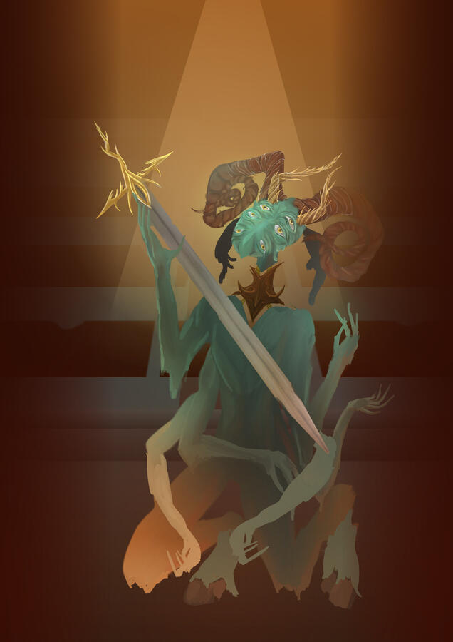 Sword Altar Demon, Draft 5, 2021