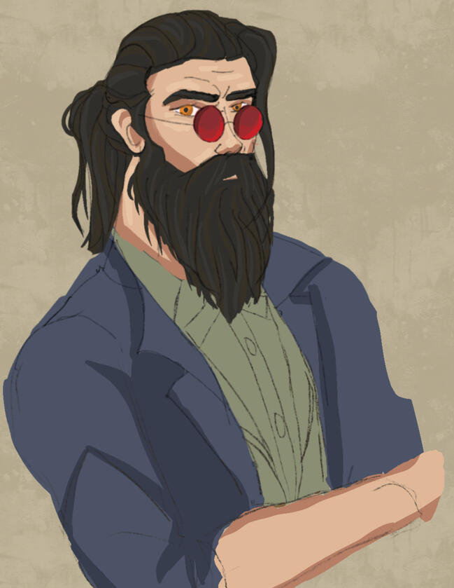 Guild Wars 2 Character, Procreate, 2025