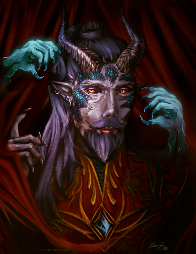 Adonai: The Draconic Sorcerer Warlock Bard (BG3)